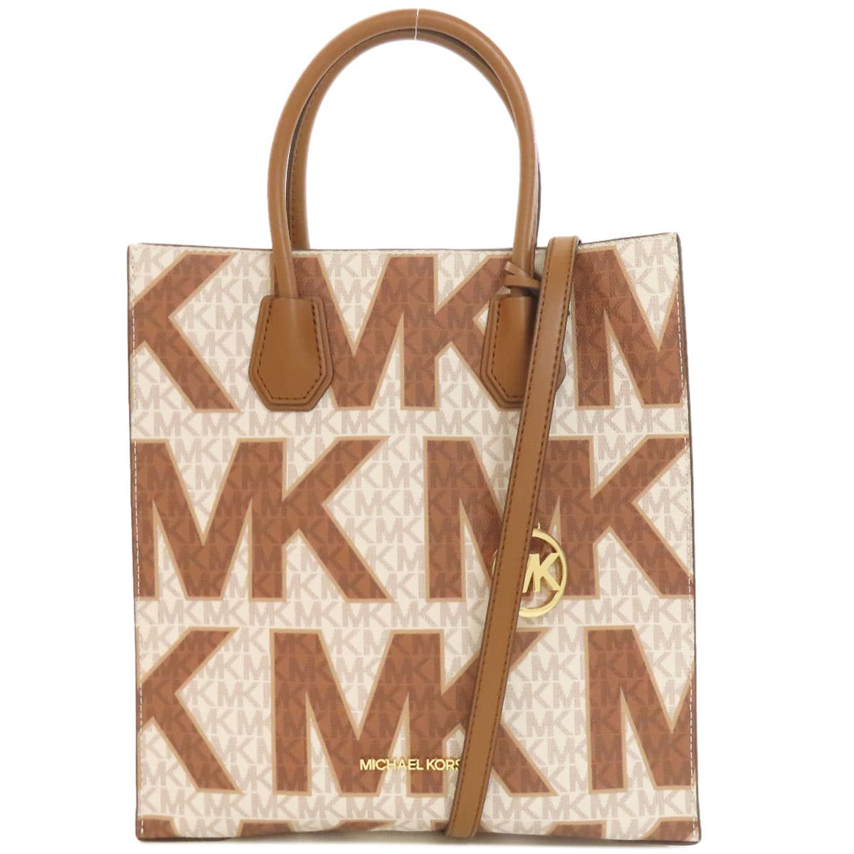 Michael Kors MK Signature 2WAY Handbag PVC Ladies [Used] [Michael Kors]