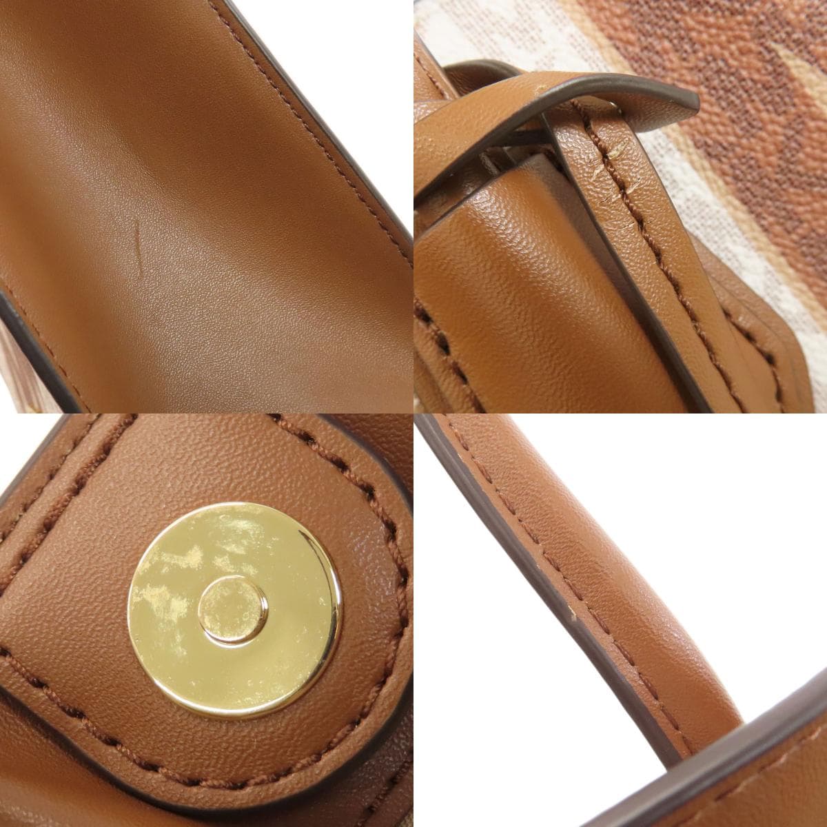 Michael Kors MK Signature 2WAY Handbag PVC Ladies [Used] [Michael Kors] 8