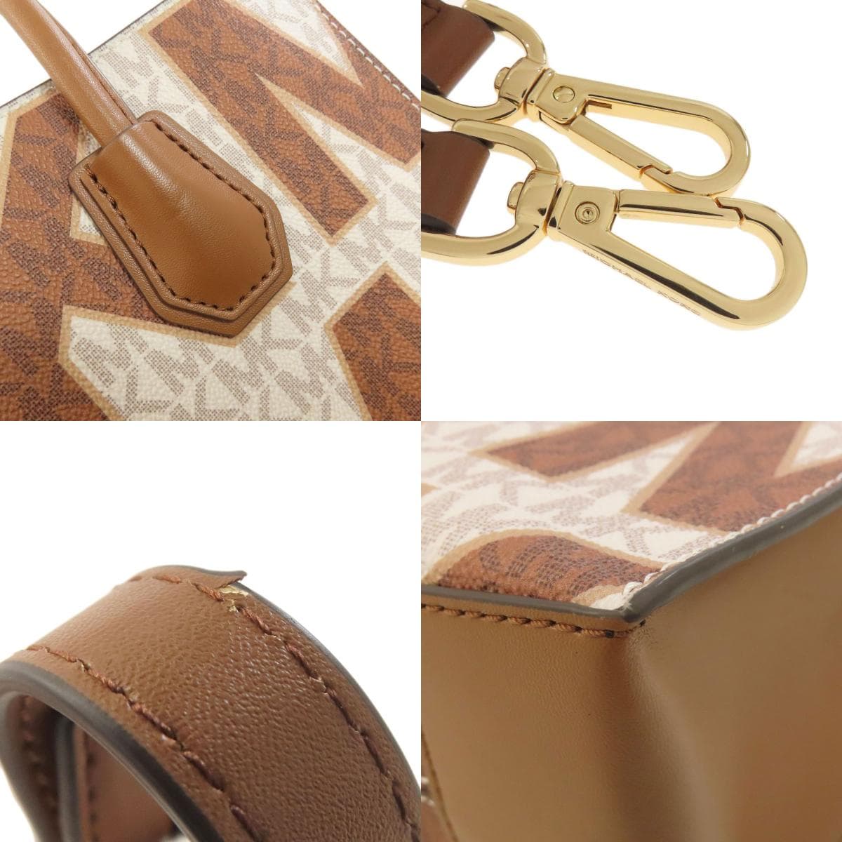 Michael Kors MK Signature 2WAY Handbag PVC Ladies [Used] [Michael Kors] 9