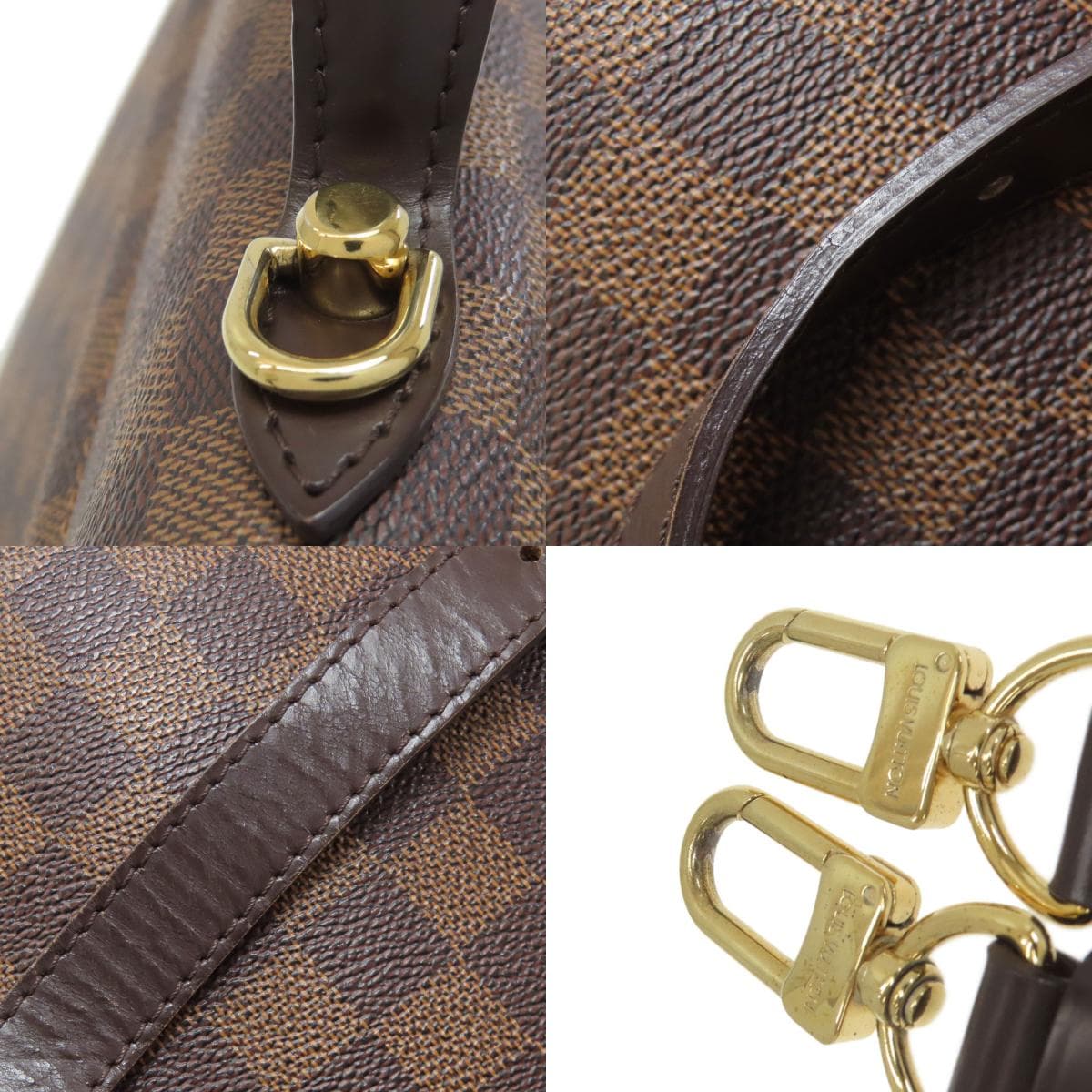 Louis Vuitton N41168 Bergamo MM Handbag Damier Canvas Ladies [Used] [LOUIS VUITTON] N41168 9
