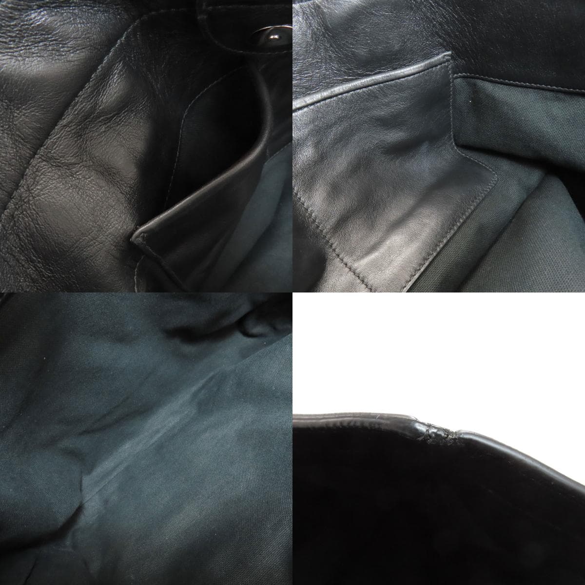 Miu Miu Logo Tote Bag Leather Women's [Used] [MIUMIU] 6