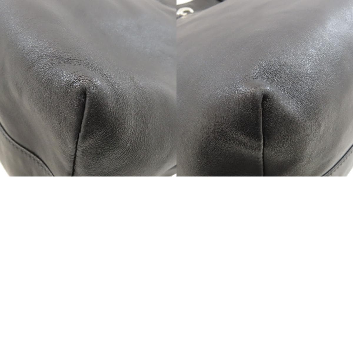 Miu Miu Logo Tote Bag Leather Women's [Used] [MIUMIU] 10