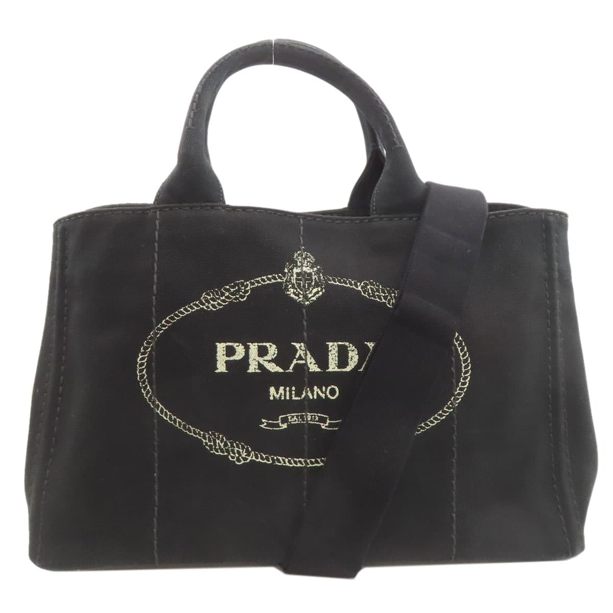 Prada 1BG642 Canapa 2WAY Handbag Canvas Ladies [Used] [PRADA] 1BG642