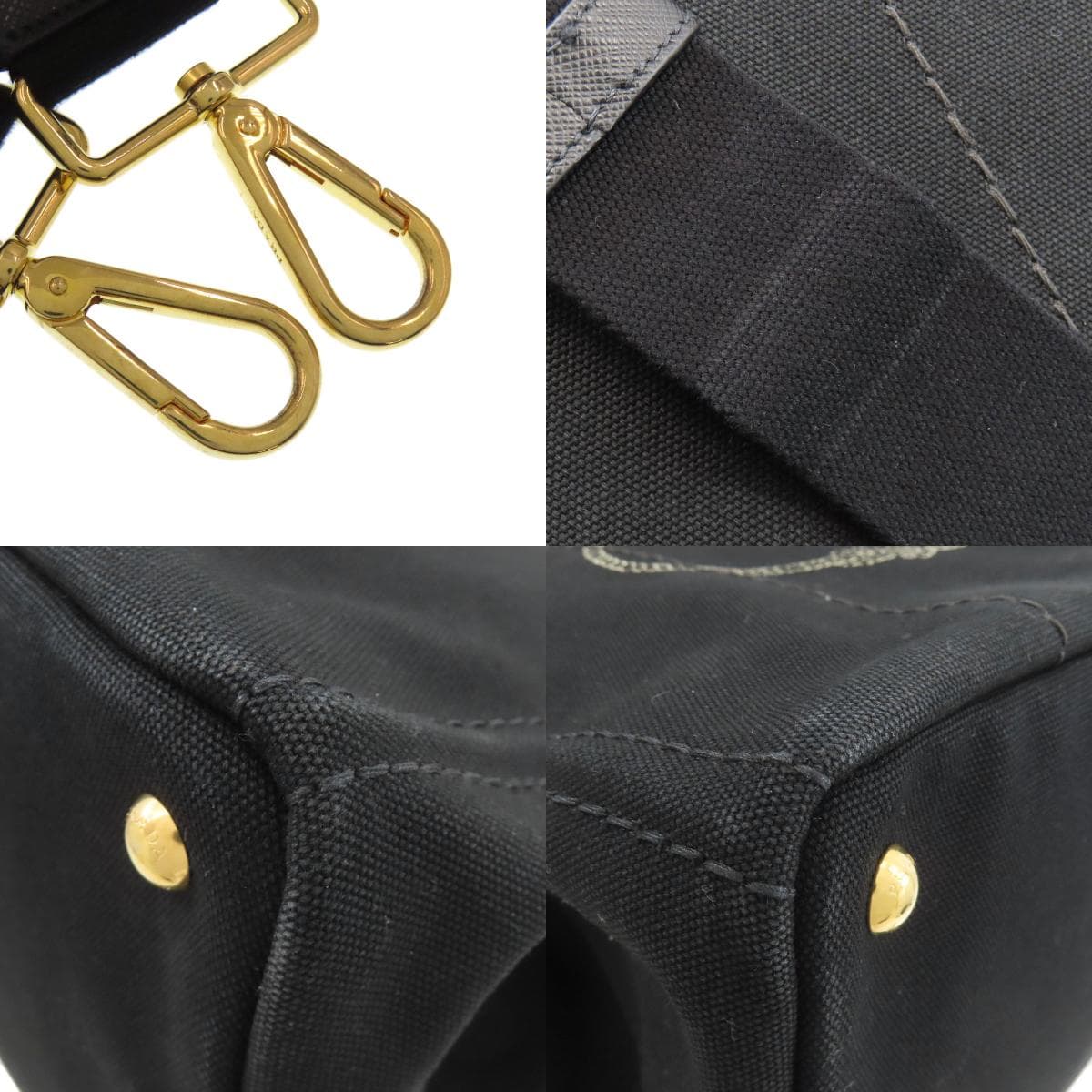 Prada 1BG642 Canapa 2WAY Handbag Canvas Ladies [Used] [PRADA] 1BG642 9