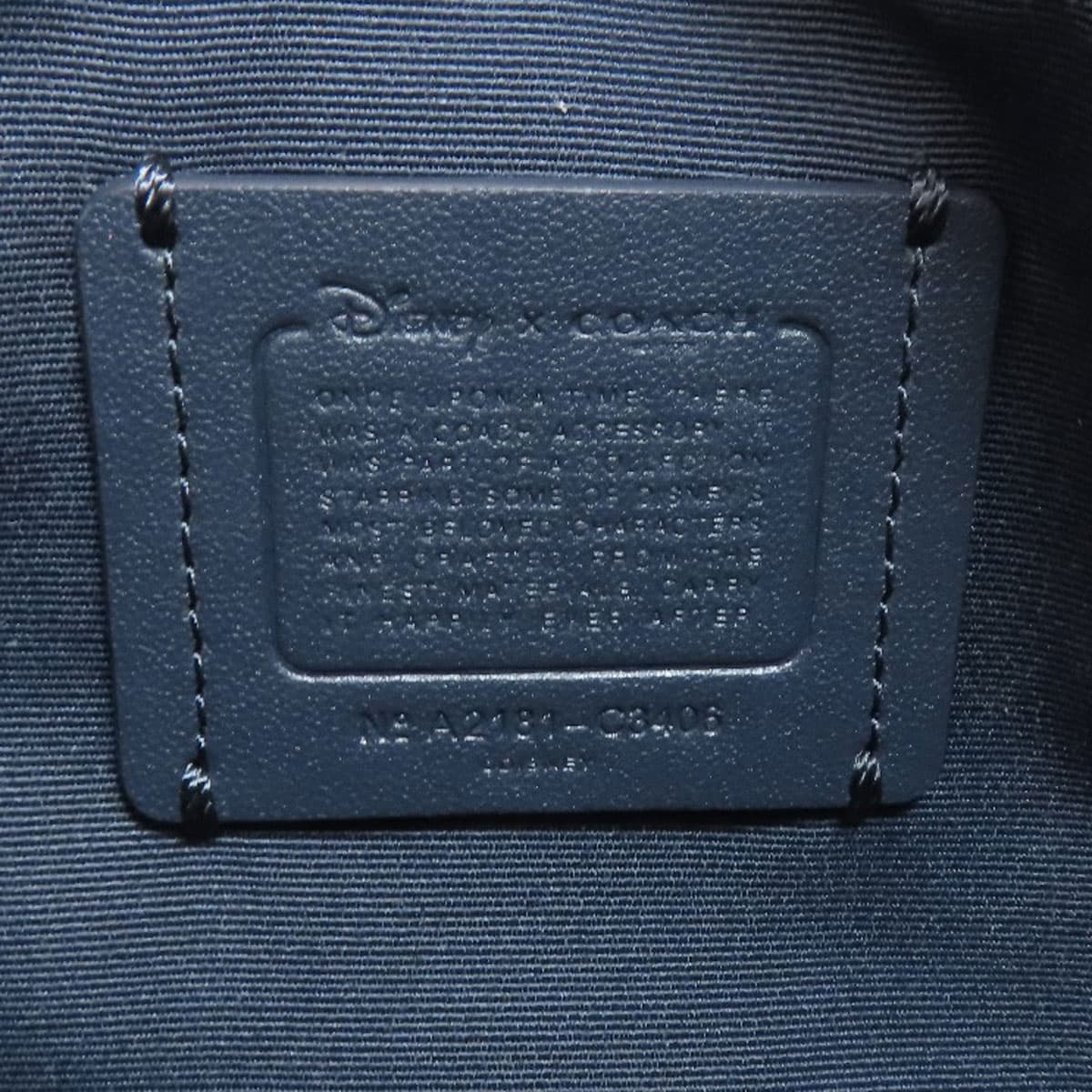 Coach C3406 Disney Collaboration Shoulder Bag Leather Ladies [Used] [COACH] C3406 6