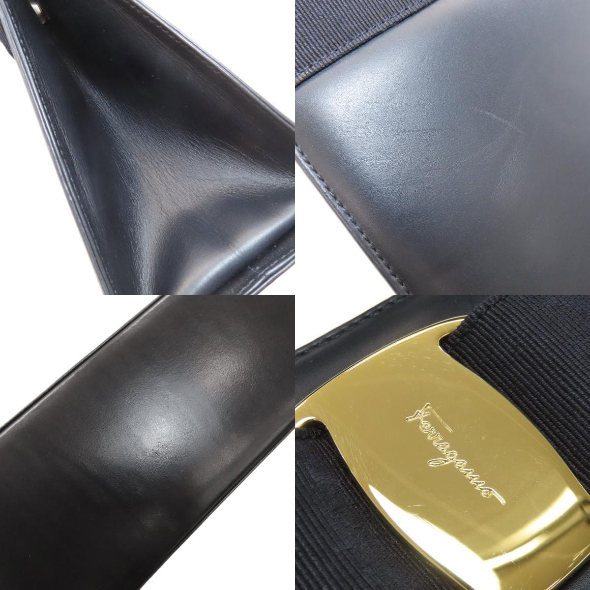 Salvatore Ferragamo Vara Ribbon 2WAY Handbag Leather Ladies [Used] [Salvatore Ferragamo] 7