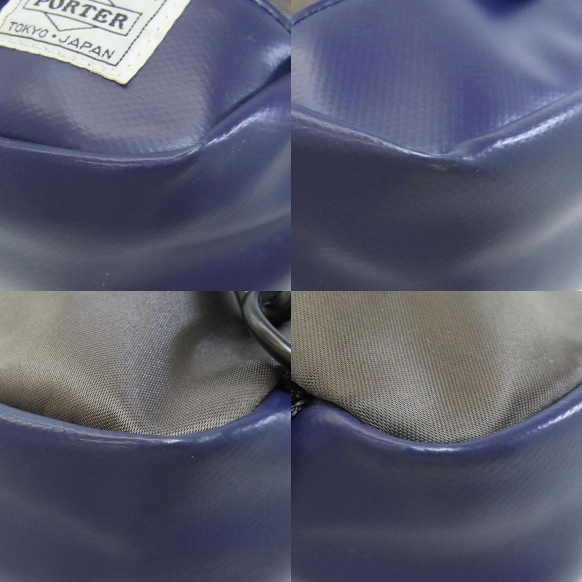 Porter logo body bag, nylon material, ladies [Used] [PORTER] 10