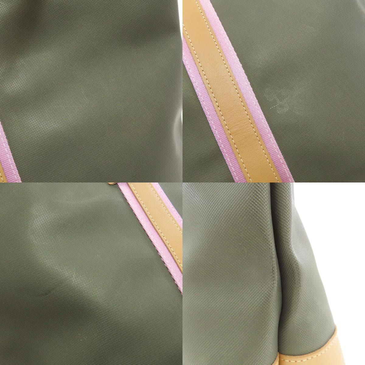 Longchamp Logo Tote Bag PVC Ladies [Used] [Longchamp] 7