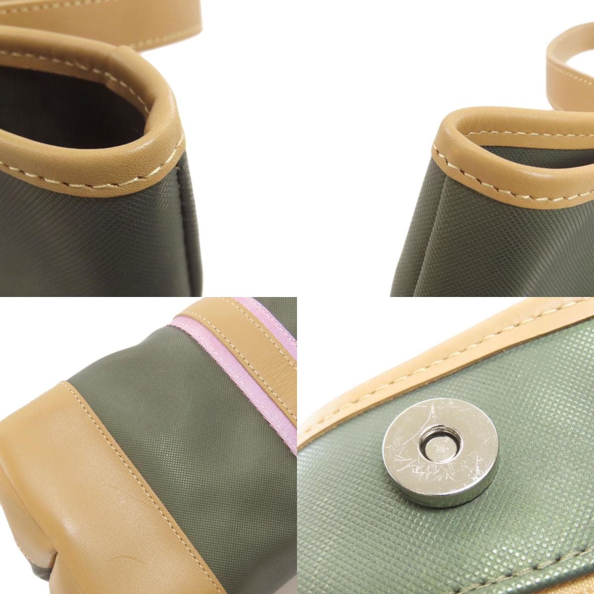 Longchamp Logo Tote Bag PVC Ladies [Used] [Longchamp] 8