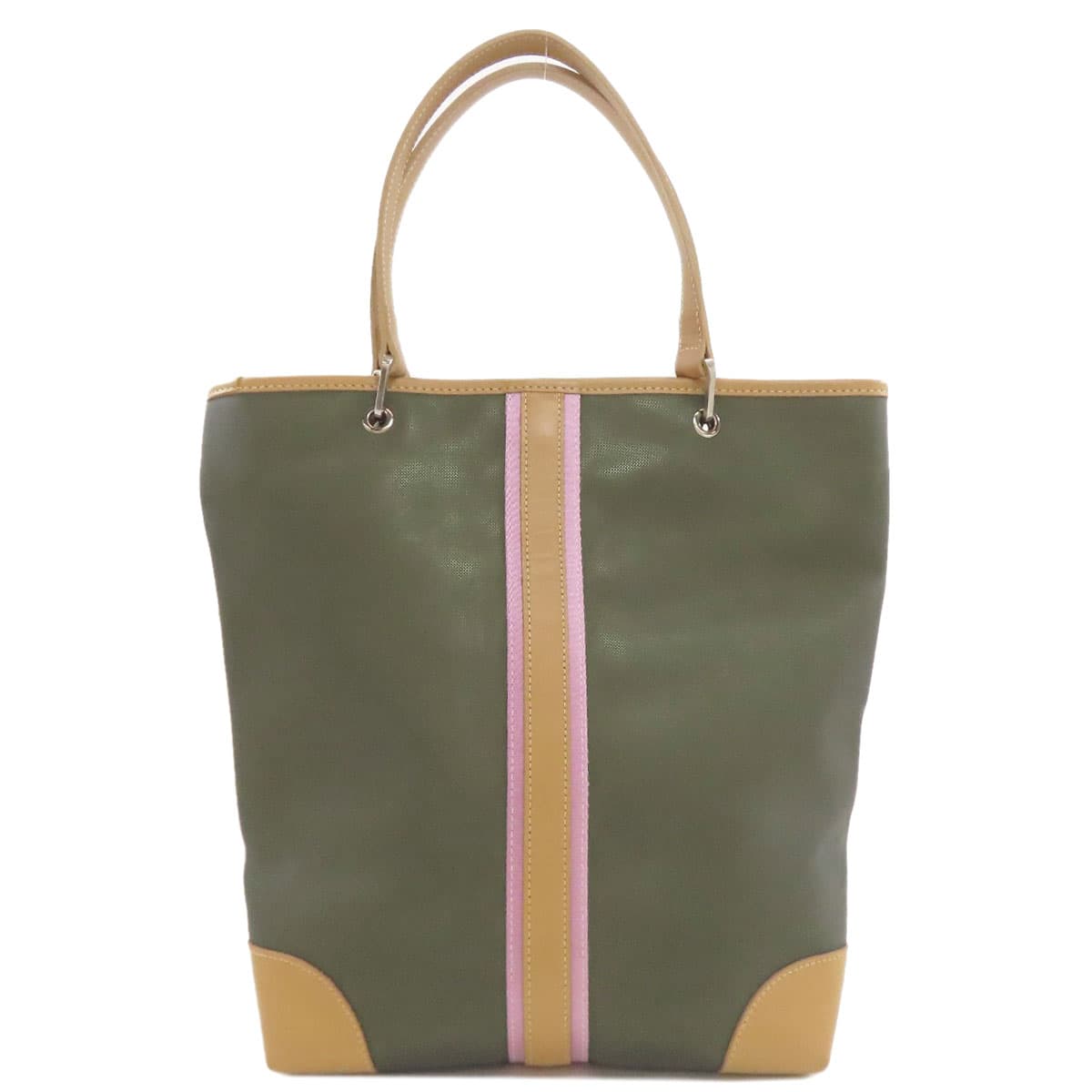 Longchamp Logo Tote Bag PVC Ladies [Used] [Longchamp] 2