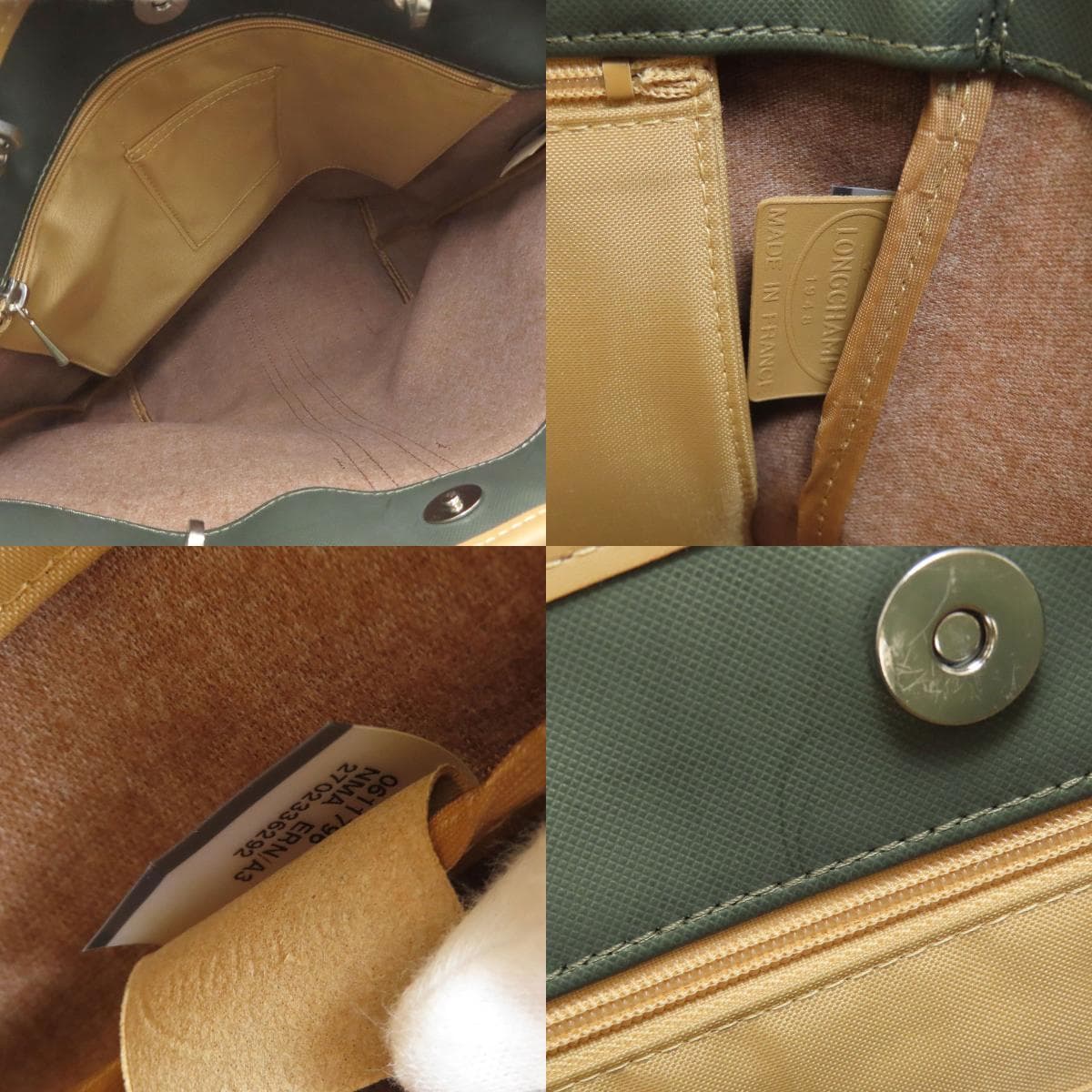 Longchamp Logo Tote Bag PVC Ladies [Used] [Longchamp] 5