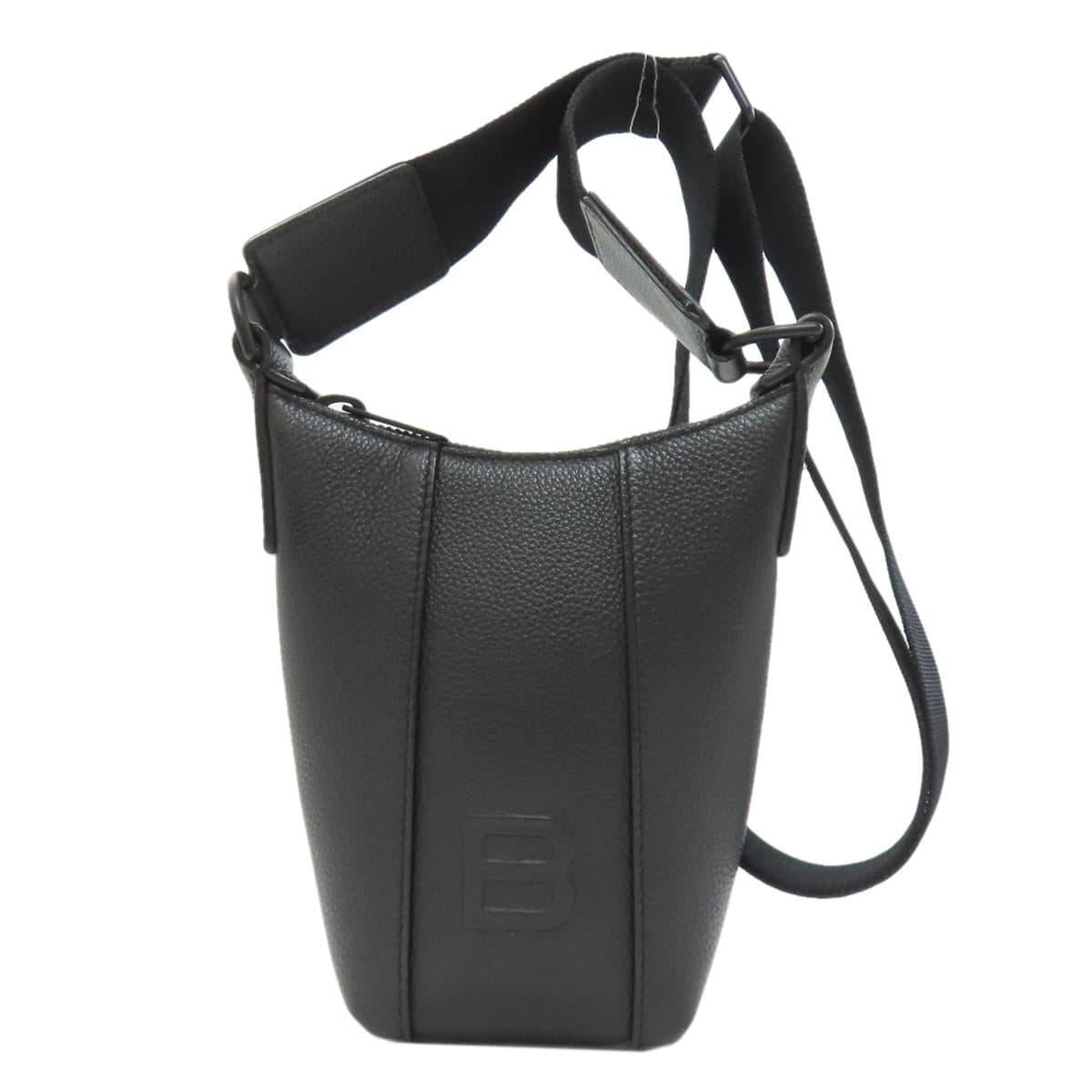 Balenciaga 644722 Hourglass Shoulder Bag Leather Women's [Used] [BALENCIAGA] 644722