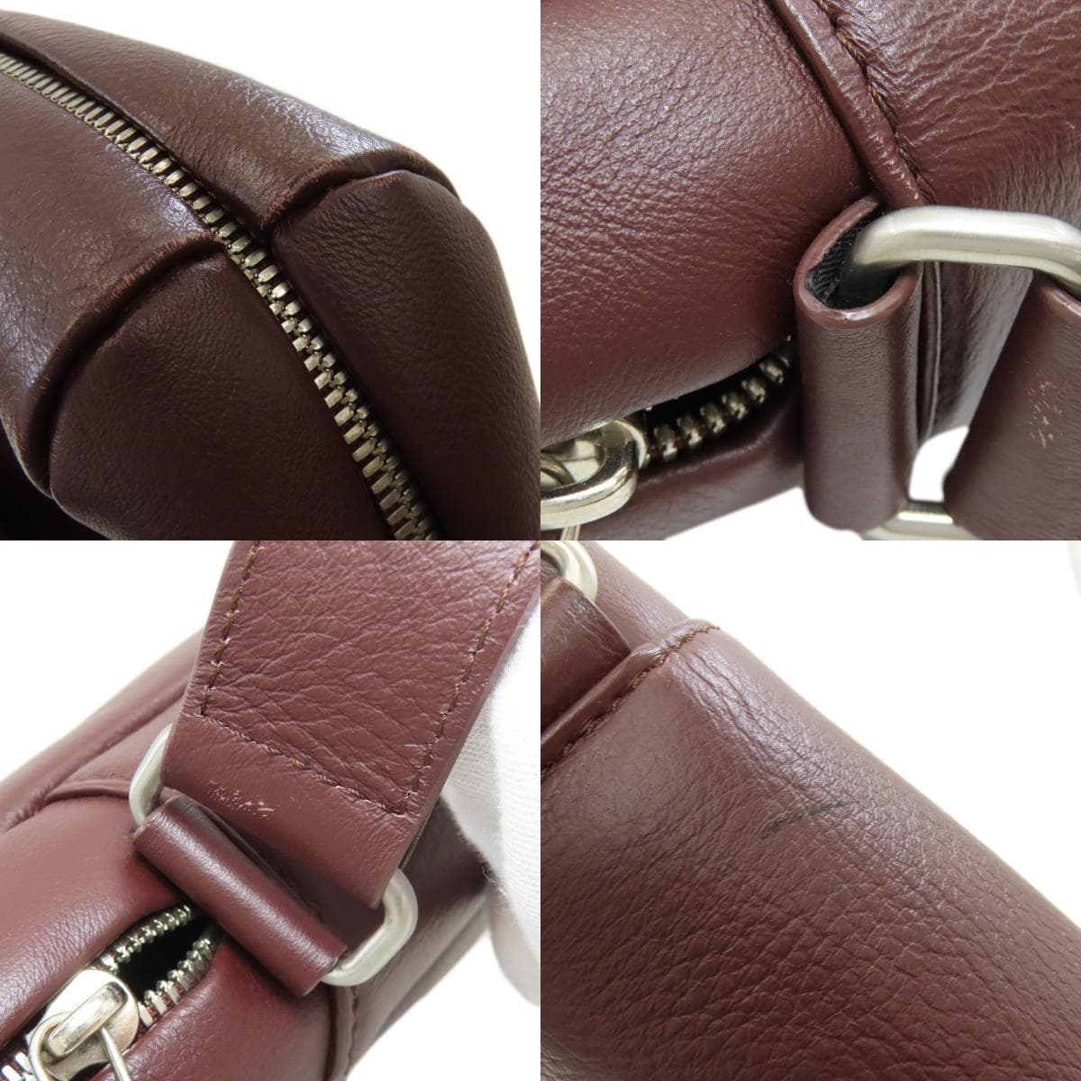 Dunhill Logo Shoulder Bag Leather Men's [Used] [Dunhill] 8