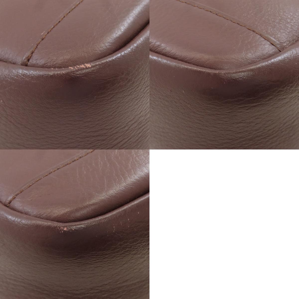 Dunhill Logo Shoulder Bag Leather Men's [Used] [Dunhill] 10