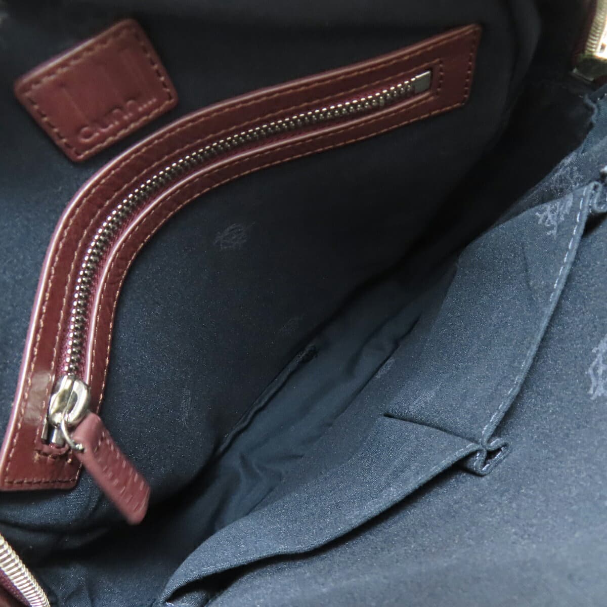 Dunhill Logo Shoulder Bag Leather Men's [Used] [Dunhill] 5