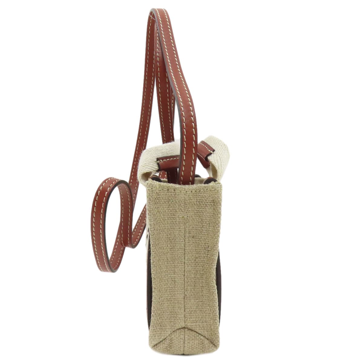 Chloe Woody Nano 2WAY Shoulder Bag Canvas Ladies [Used] [CHLOE] 3