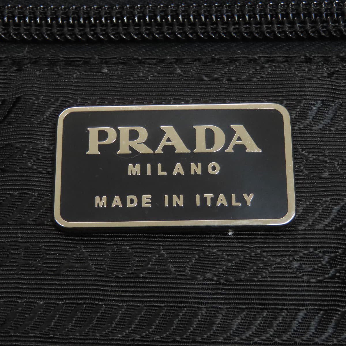 Prada logo hardware handbag made of nylon material for women [Used] [PRADA] 6