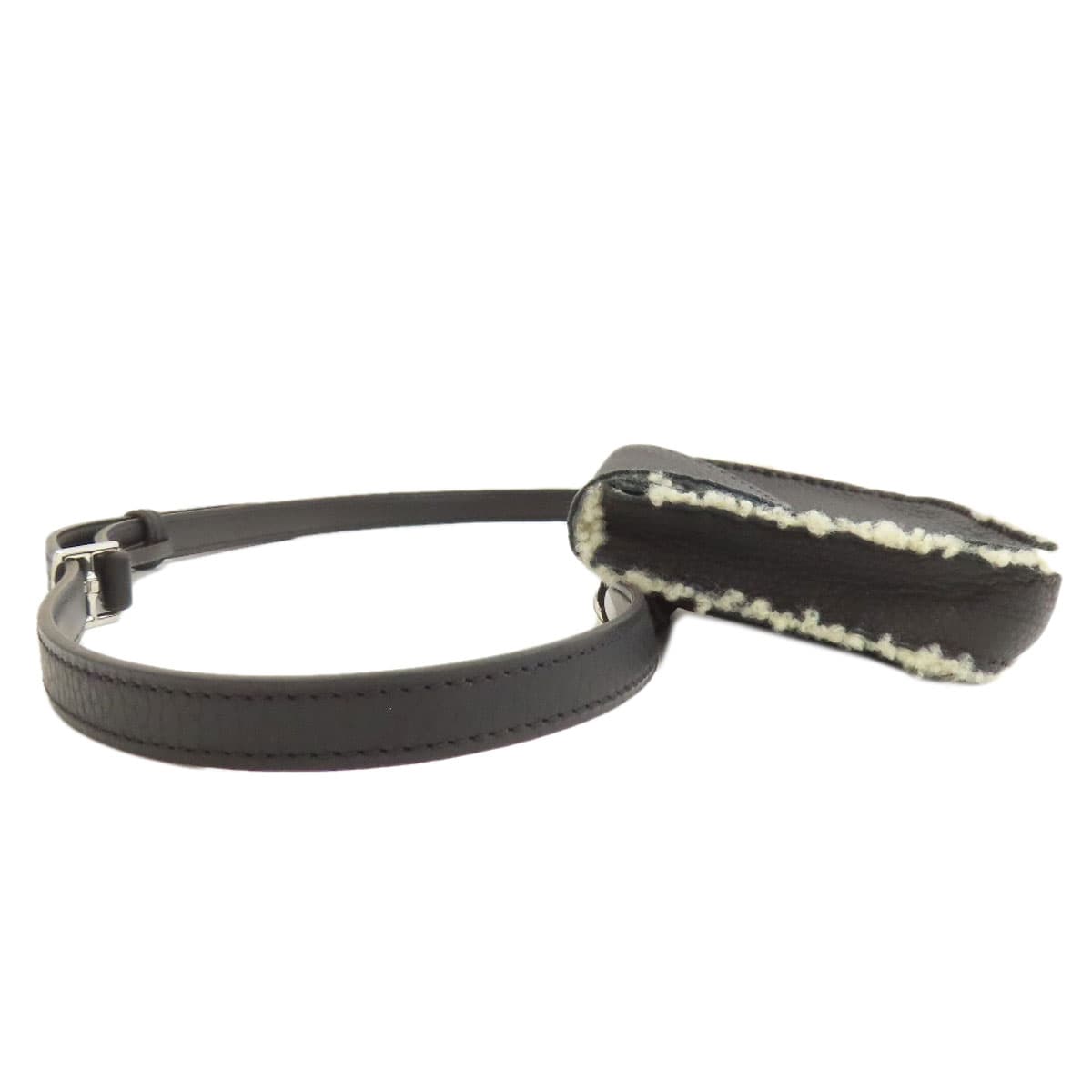 Hermes Neige Silver Hardware Hip Bag / Waist Bag Togo / Mouton Ladies [Used] [HERMES] 3