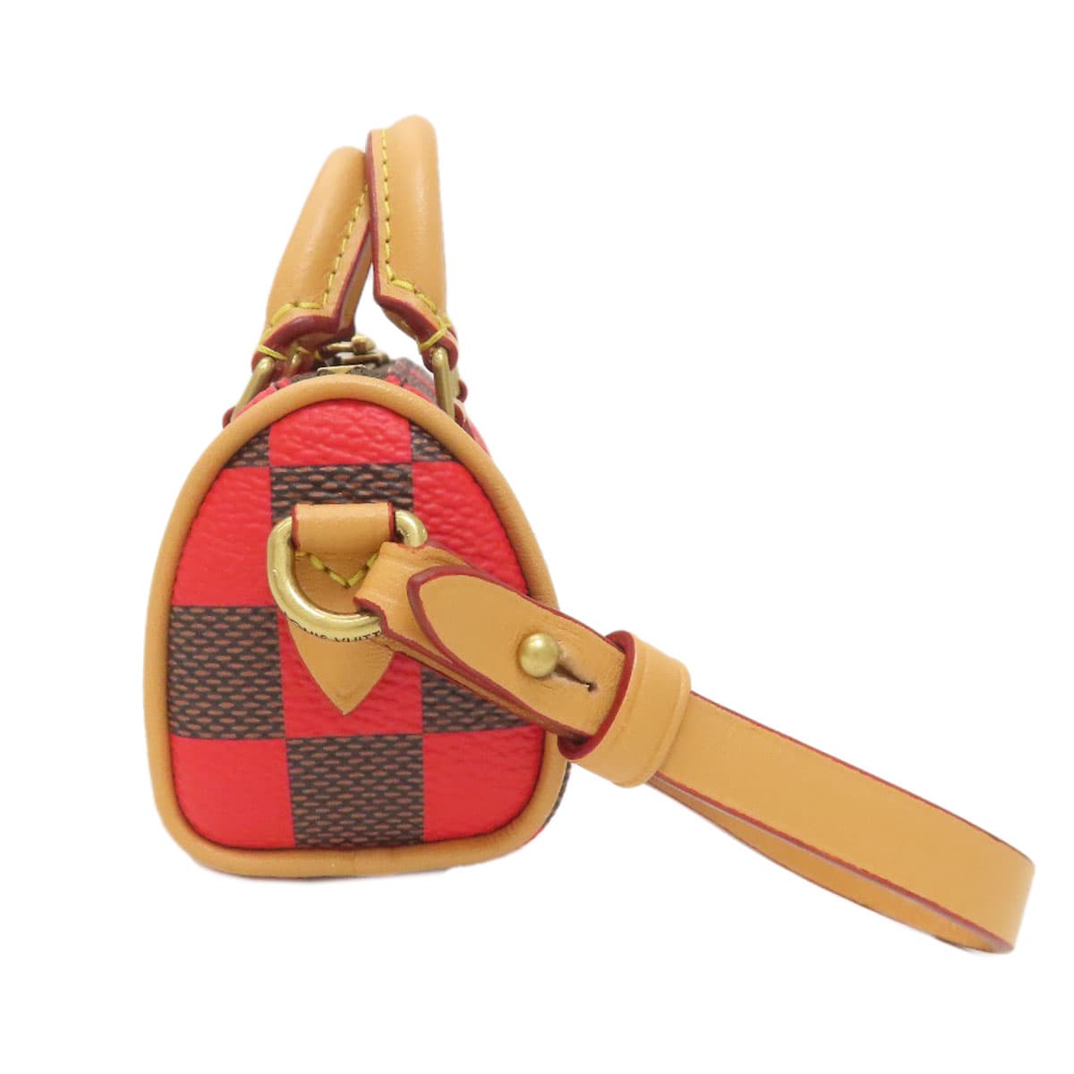 Louis Vuitton M01692 Pouch Damier Pop Mini Speedy Accessory Pouch Damier Canvas Ladies [Used] [LOUIS VUITTON] M01692 3