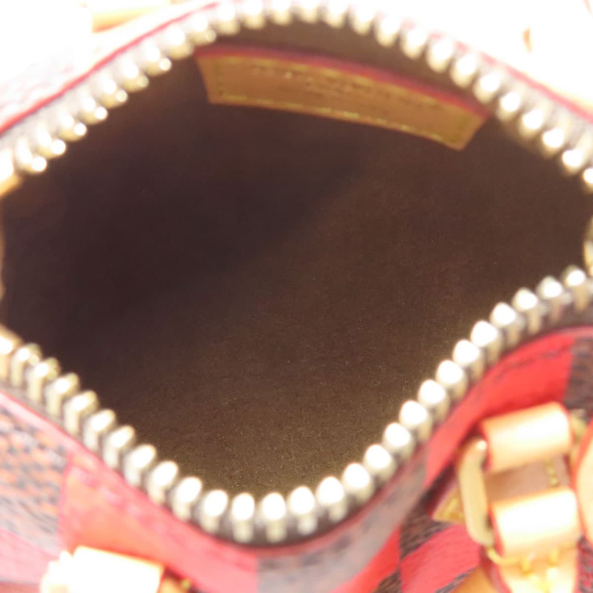 Louis Vuitton M01692 Pouch Damier Pop Mini Speedy Accessory Pouch Damier Canvas Ladies [Used] [LOUIS VUITTON] M01692 5