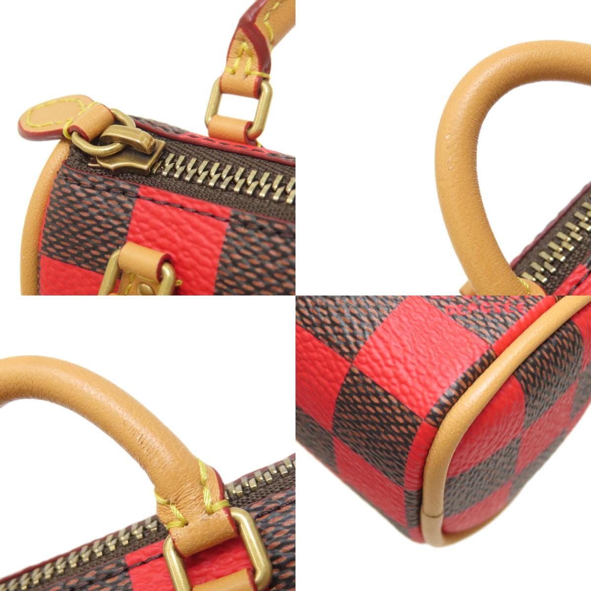 Louis Vuitton M01692 Pouch Damier Pop Mini Speedy Accessory Pouch Damier Canvas Ladies [Used] [LOUIS VUITTON] M01692 9