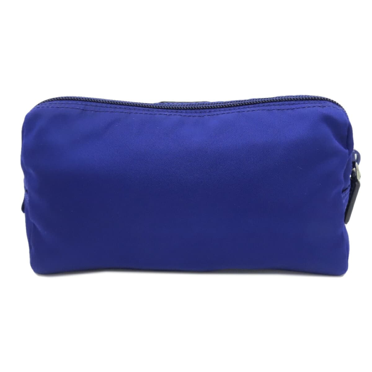 Prada logo metal fittings cosmetic pouch nylon material for women [Used] [PRADA] 2