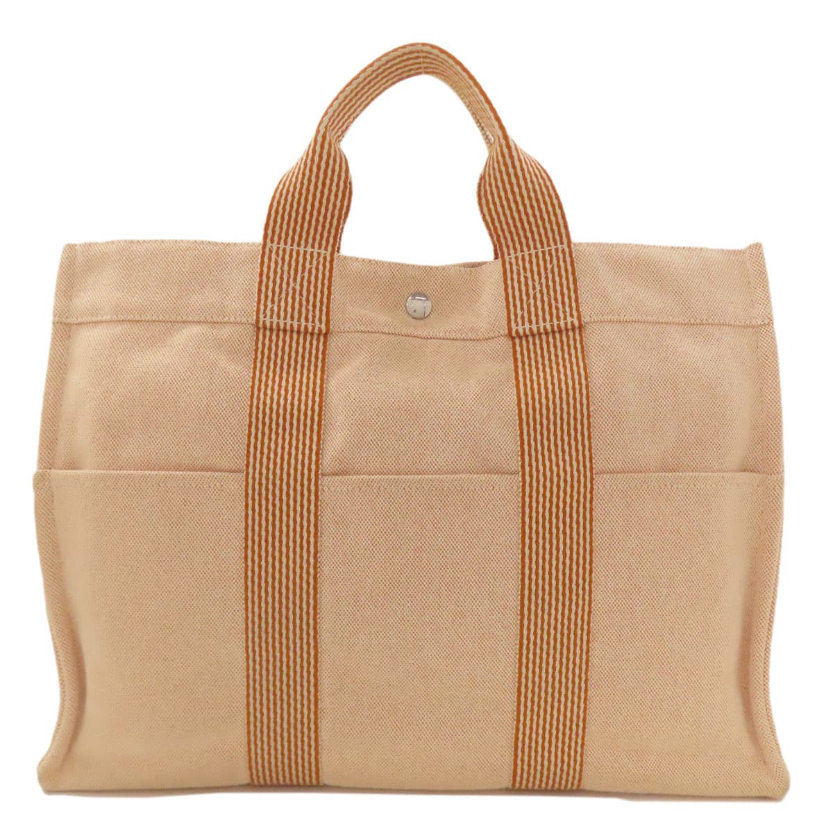 Hermes Sac Foulard II MM Handbag Canvas Ladies [Used] [HERMES] 2