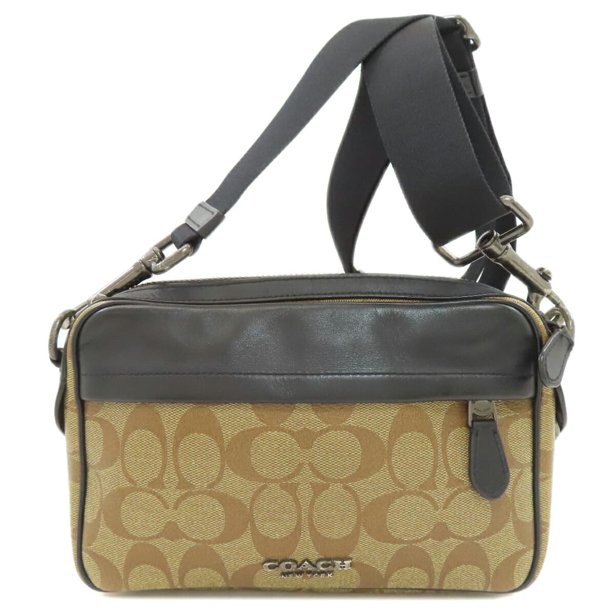 Coach F50715 Signature Shoulder Bag PVC for Women [Used] [COACH] F50715