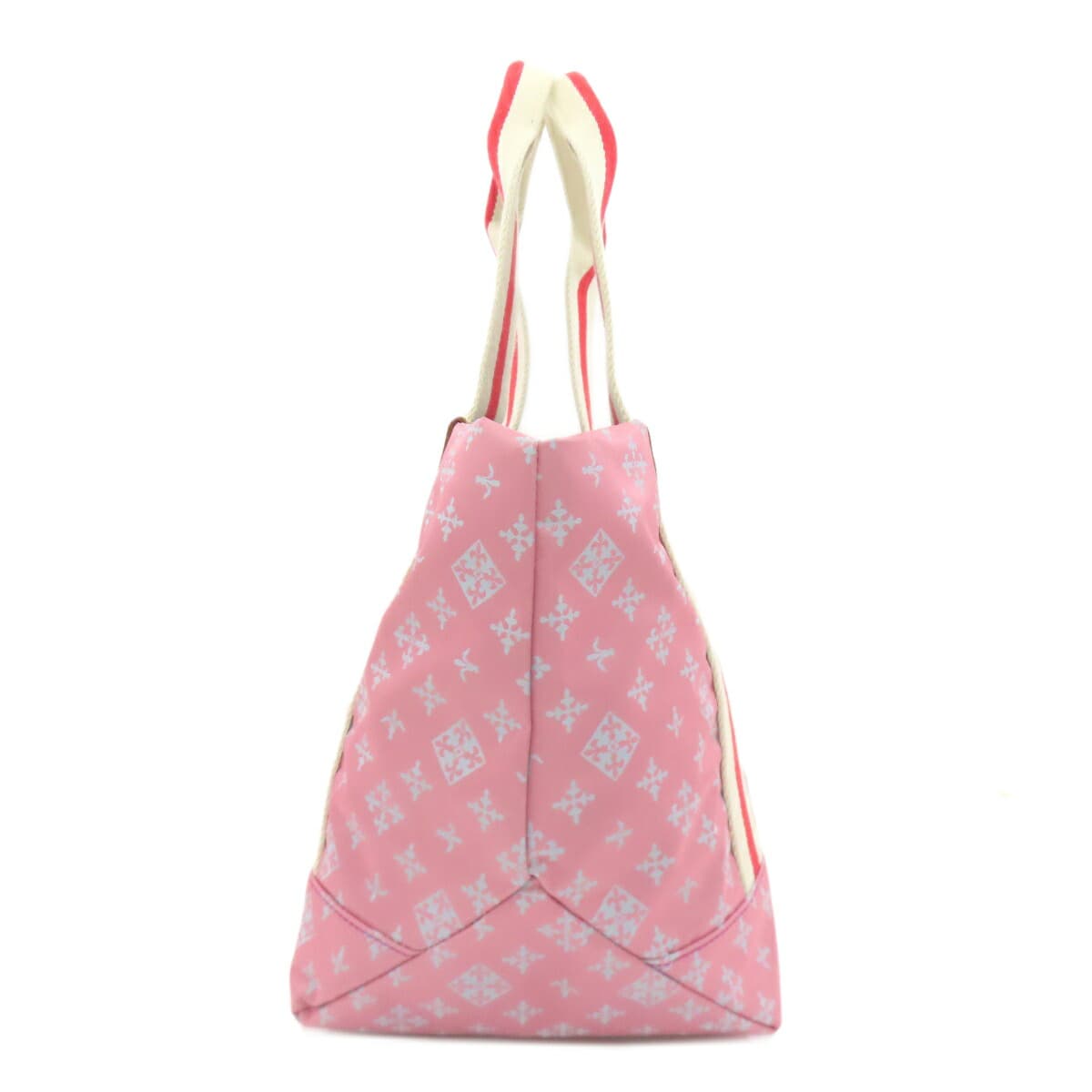 Russet Lily Emblem Handbag Nylon Material Ladies [Used] [russet] 3