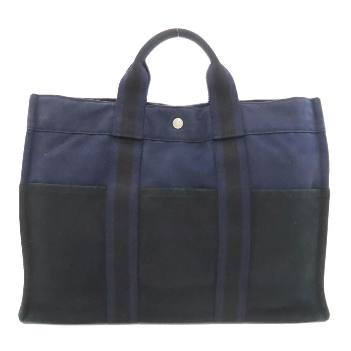 Hermes Sac Foulard To MM Handbag Canvas Ladies [Used] [HERMES] 2