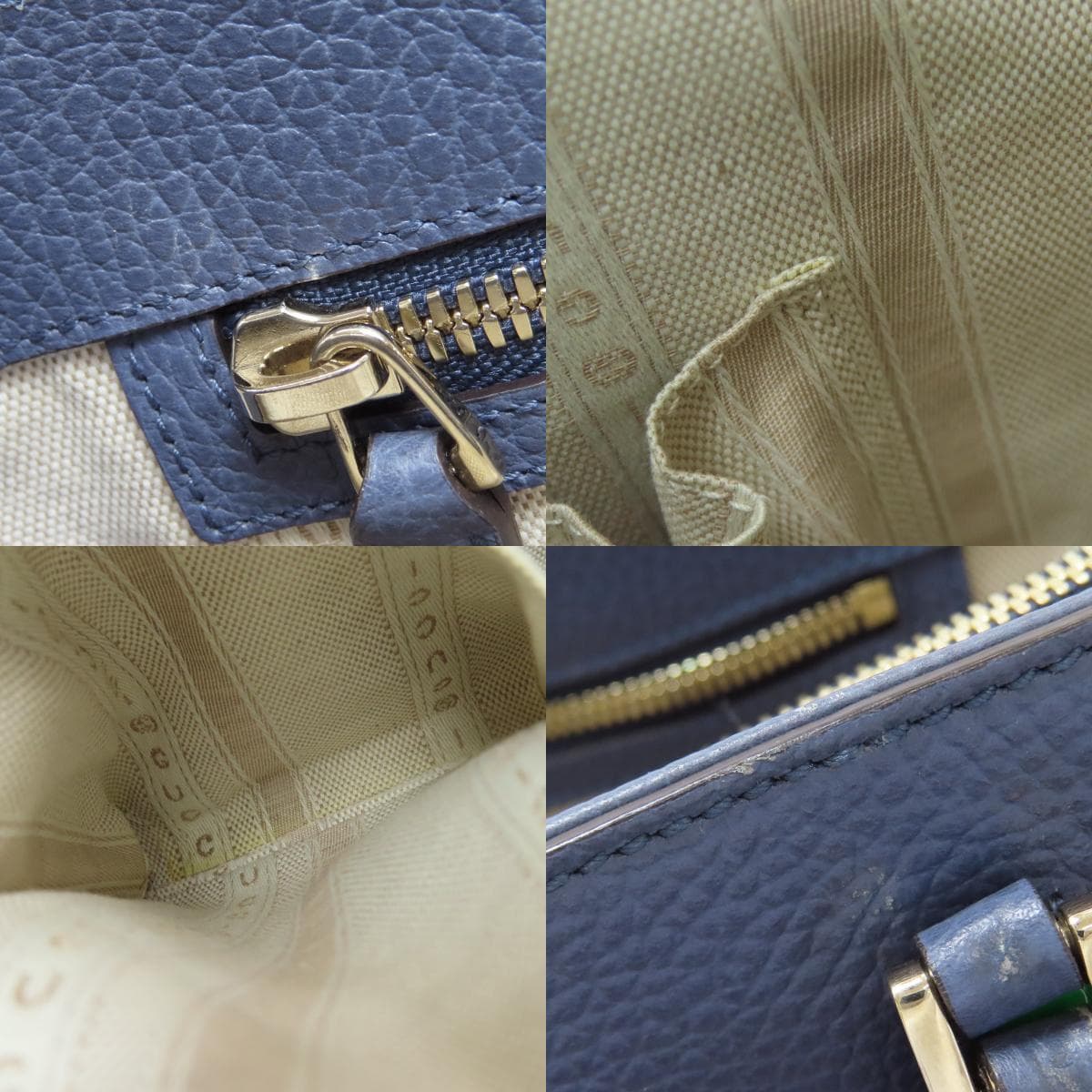 Gucci 388561 Logo Handbag Calf Leather Ladies [Used] [GUCCI] 388561 7