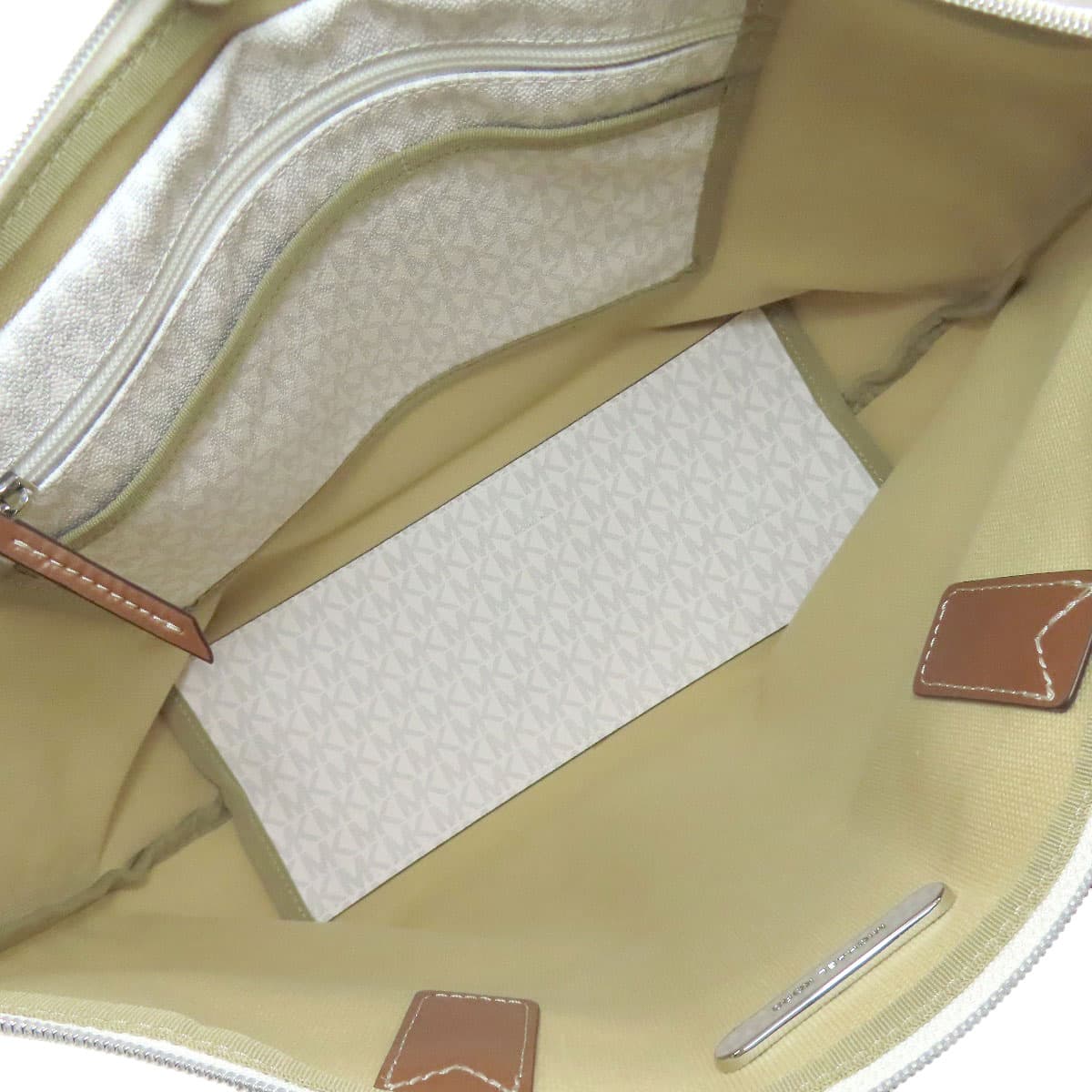 Michael Kors MK Signature Tote Bag PVC Ladies [Used] [Michael Kors] 5