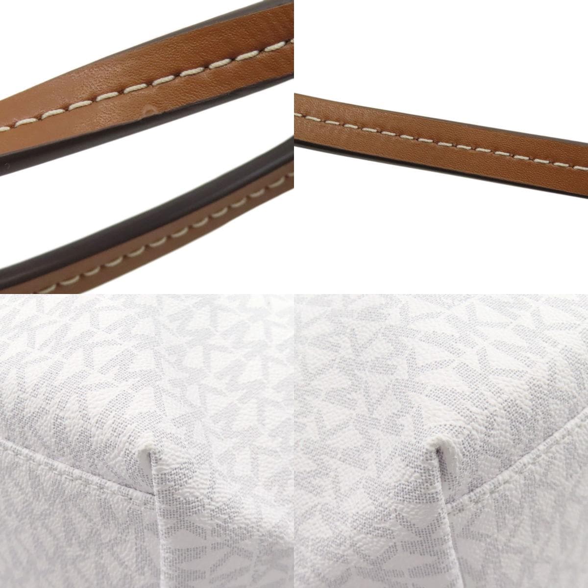 Michael Kors MK Signature Tote Bag PVC Ladies [Used] [Michael Kors] 9