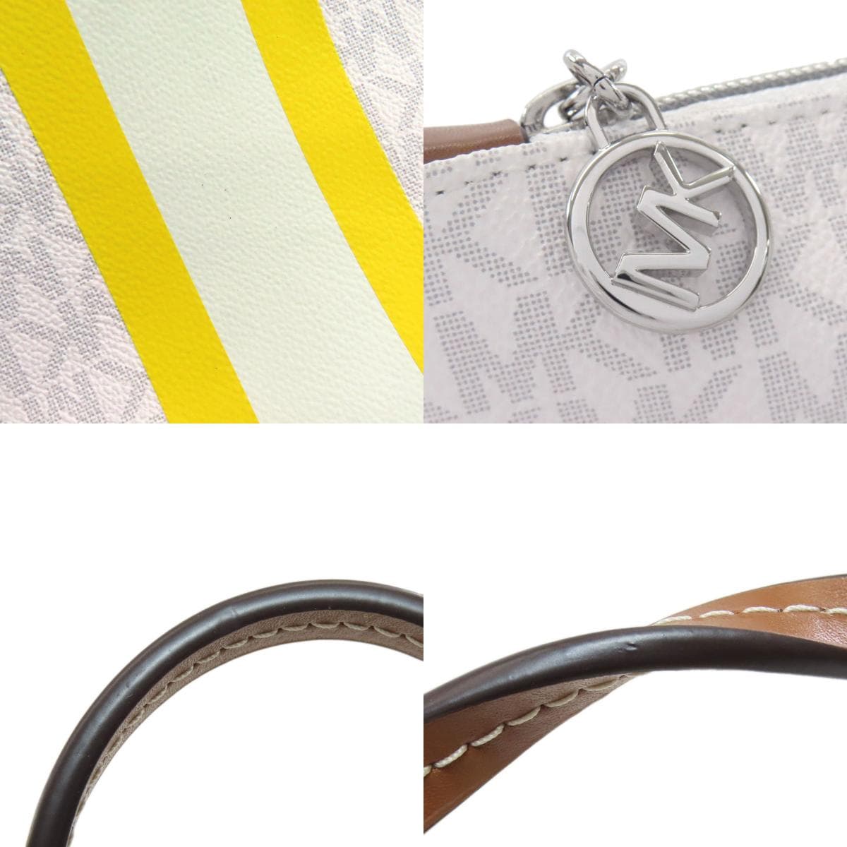 Michael Kors MK Signature Tote Bag PVC for Women [Used] [Michael Kors] 9