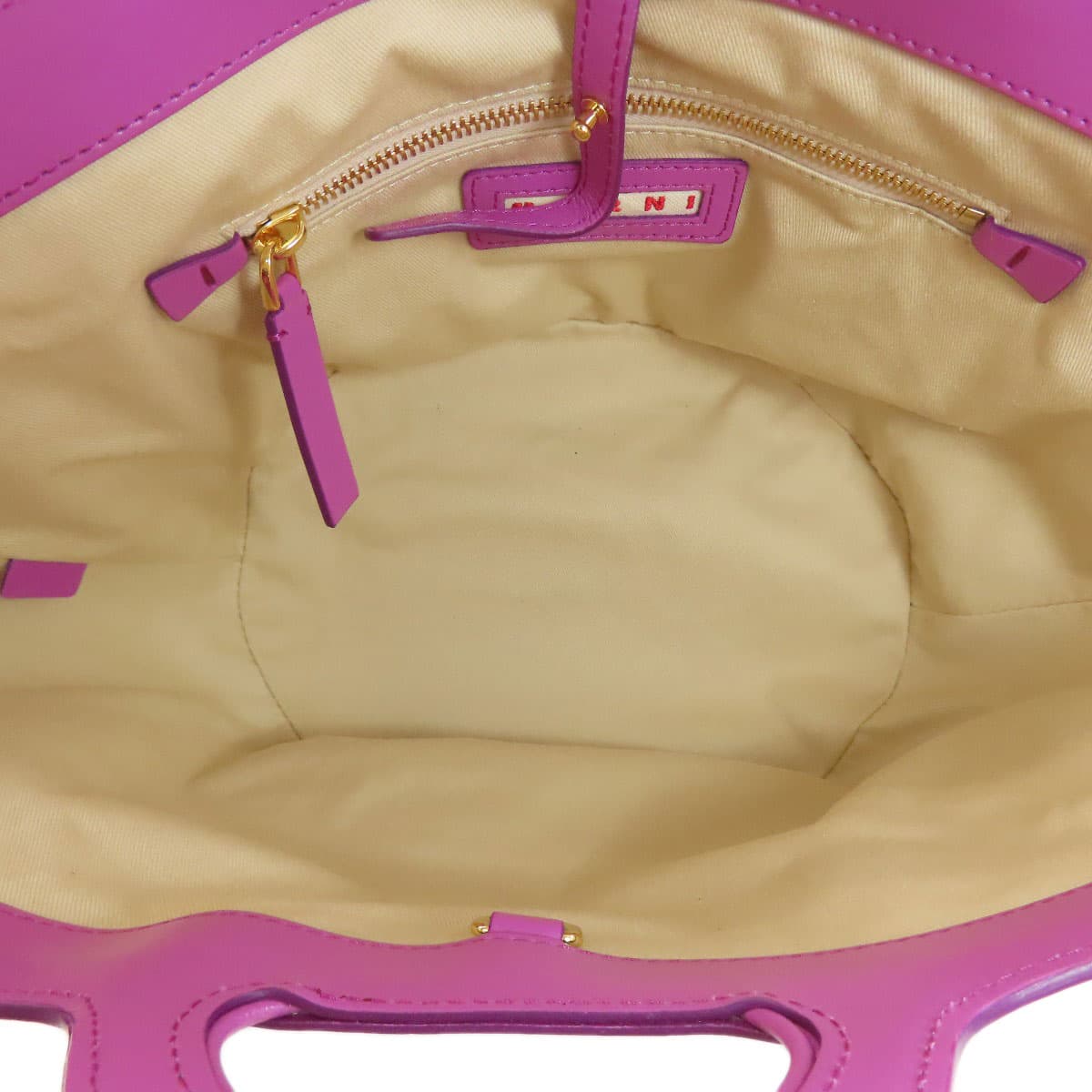 Marni Tropicana 2WAY Handbag Raffia/Leather Women's [Used] [MARNI] 5