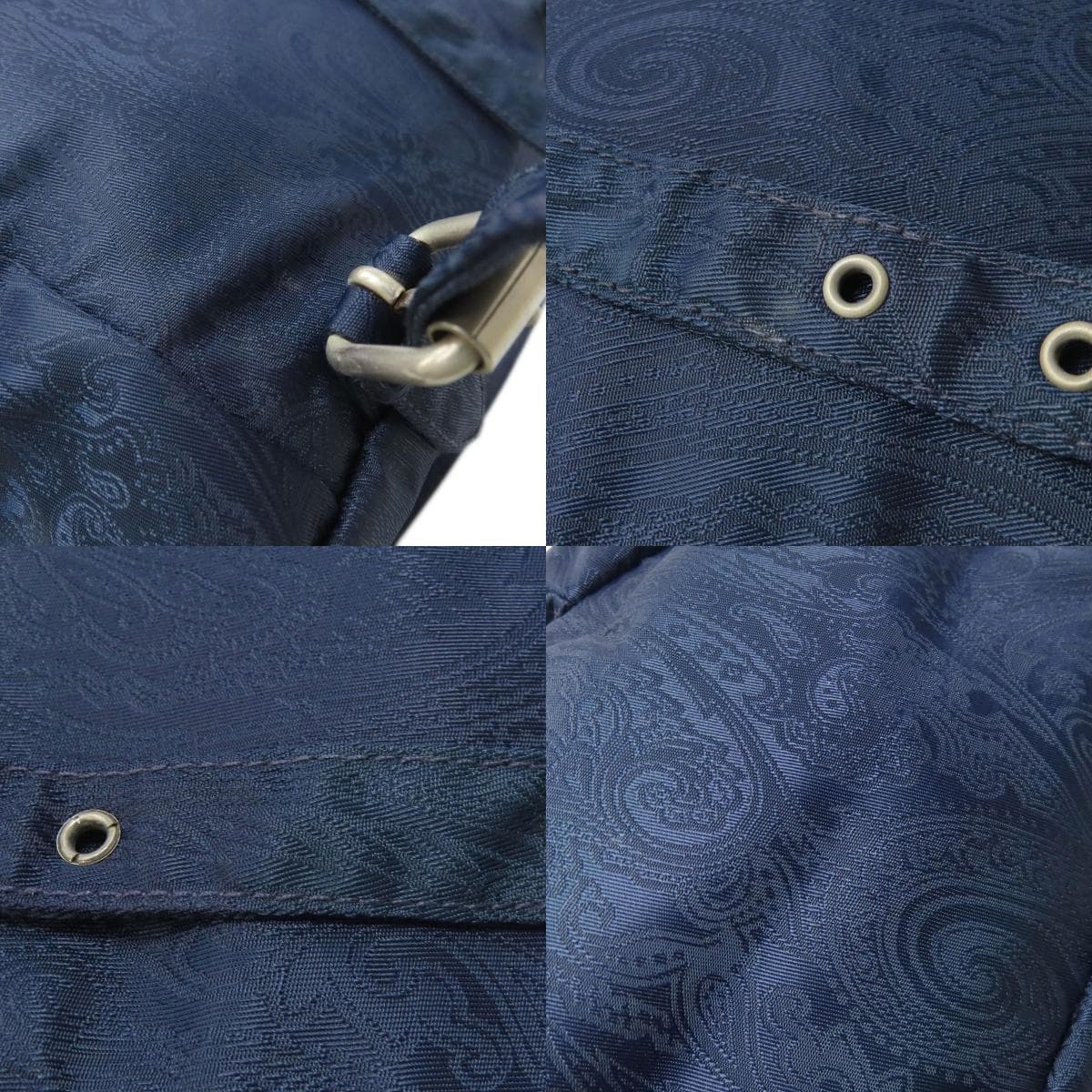 Etro paisley pattern backpack/daypack made of nylon material for women [Used] [ETRO] 9