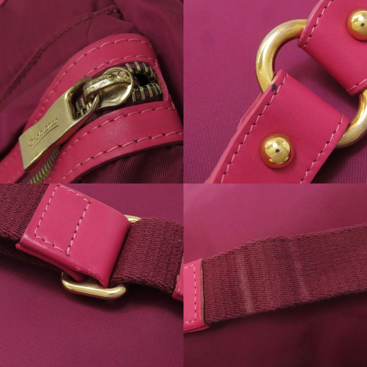 OROBIANCO 2WAY Shoulder Bag Nylon Material Ladies [Used] [OROBIANCO] 8