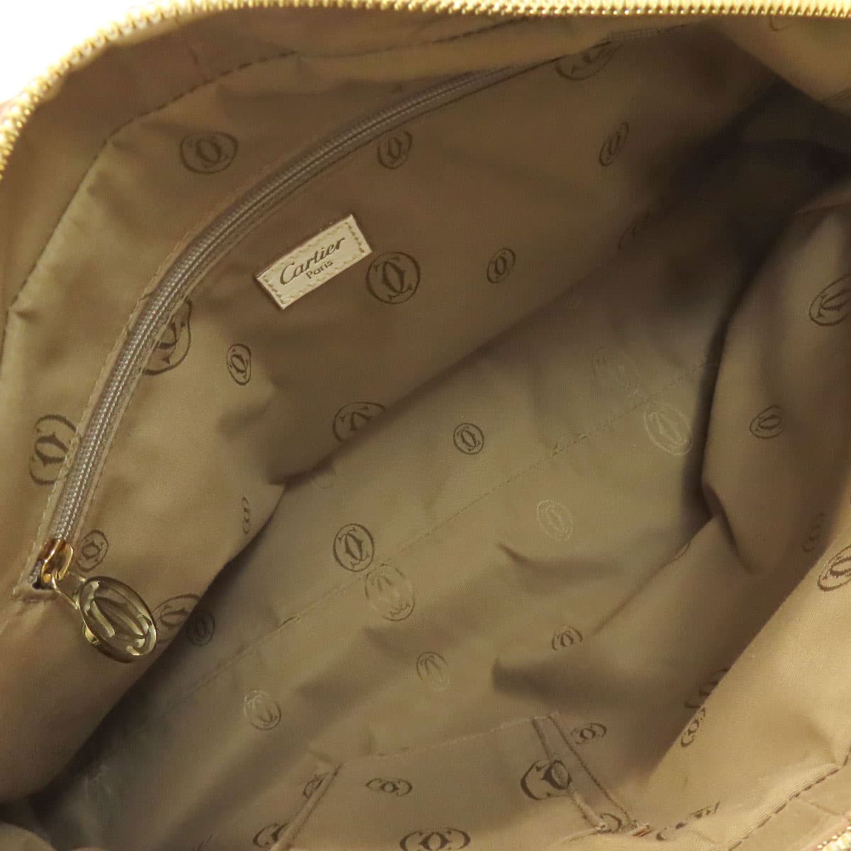 Cartier Marcello Handbag Leather Ladies [Used] [CARTIER] 5