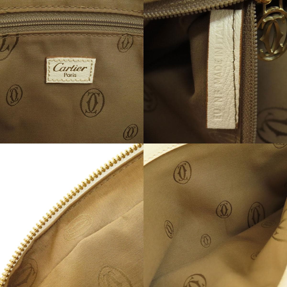 Cartier Marcello Handbag Leather Ladies [Used] [CARTIER] 6