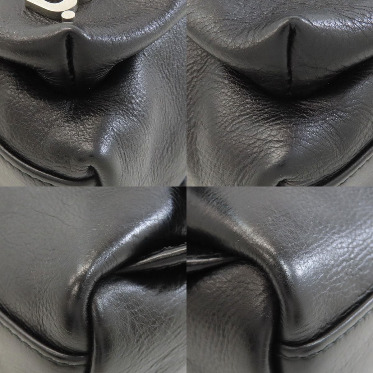 Balenciaga 680026 B Logo Backpack Daypack Calf Leather Ladies [Used] [BALENCIAGA] 680026 10