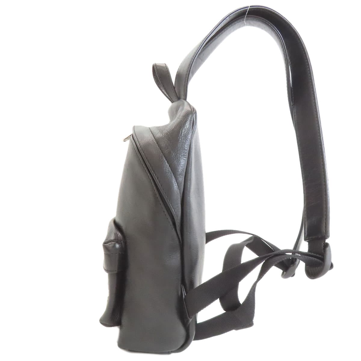 Balenciaga 680026 B Logo Backpack Daypack Calf Leather Ladies [Used] [BALENCIAGA] 680026 3