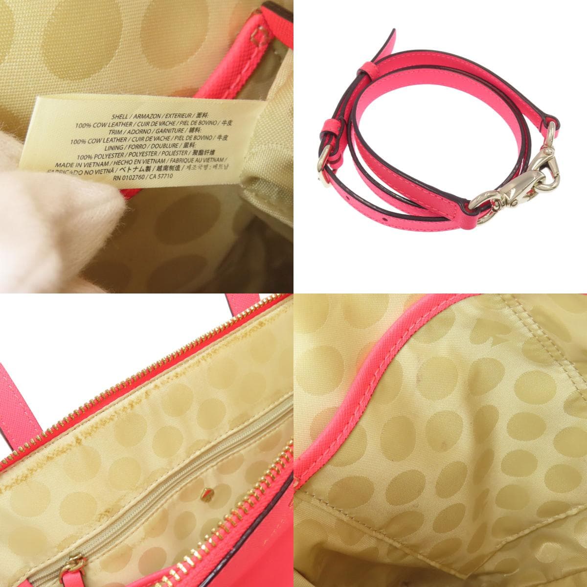 Kate Spade 2WAY Handbag Leather Ladies [Used] [kate spade] 7