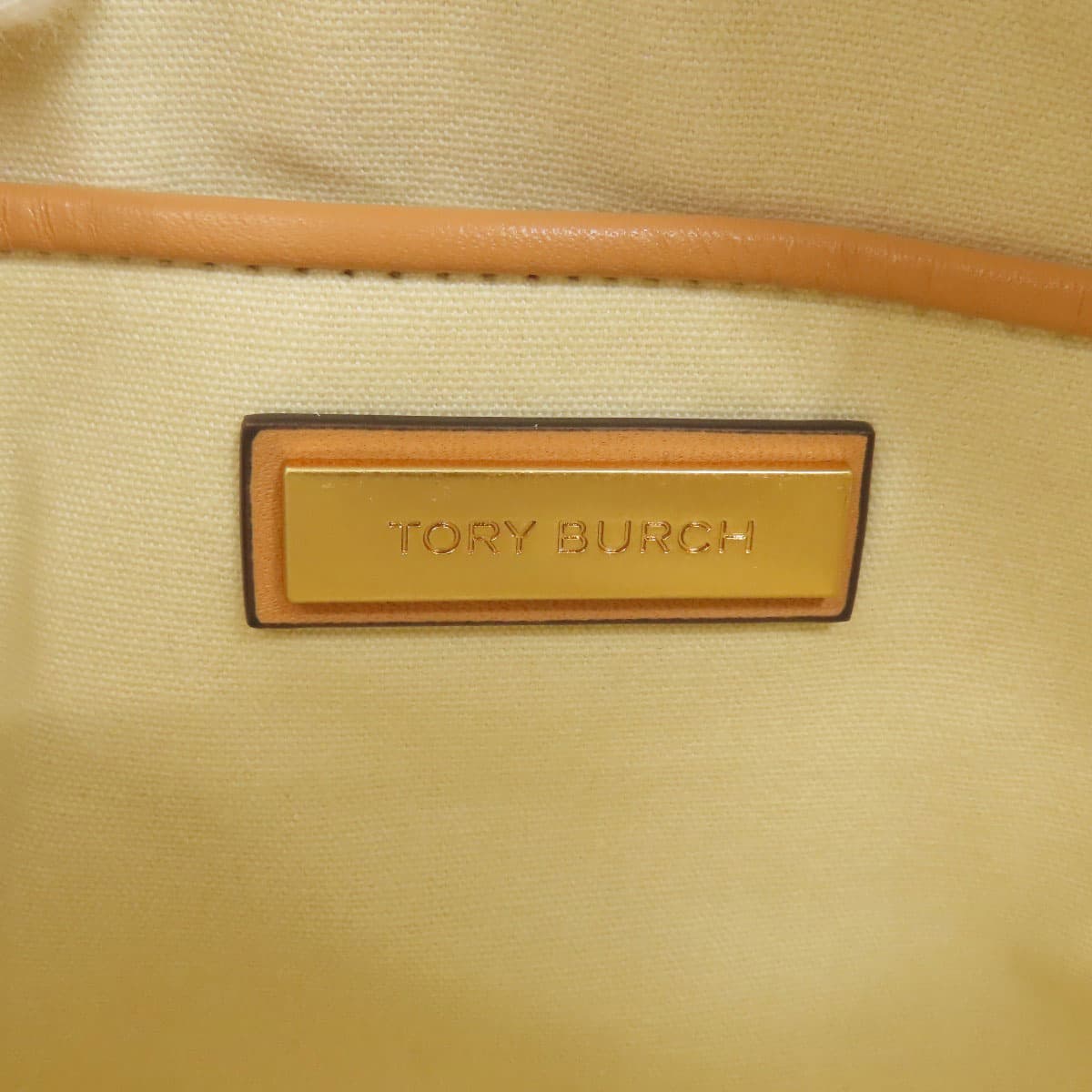 Tory Burch Stripe Shoulder Bag Leather/Suede Women's [Used] [Tory Burch] 6