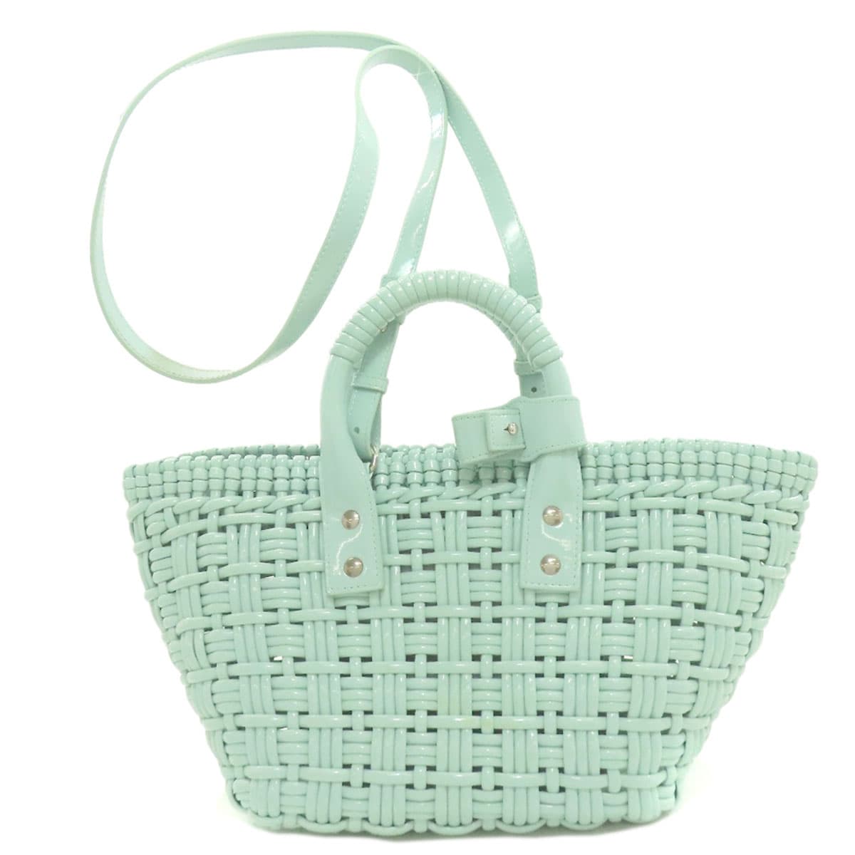 Balenciaga 671342 Bistro XS 2WAY Handbag Enamel Ladies [Used] [BALENCIAGA] 671342 2