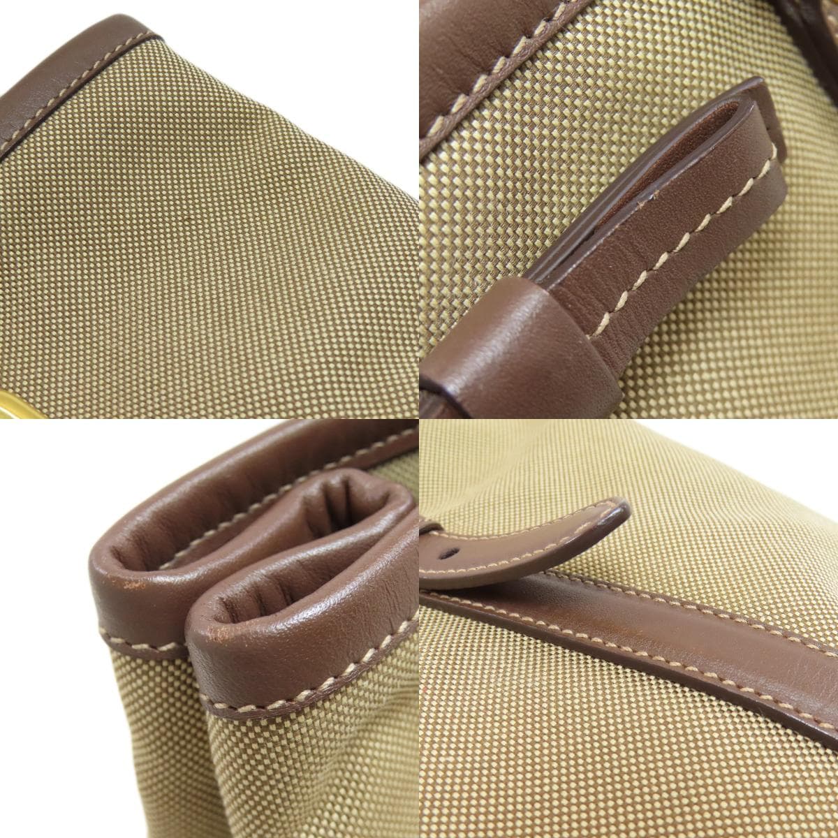 Prada logo hardware 2WAY handbag canvas ladies [used] [PRADA] 7