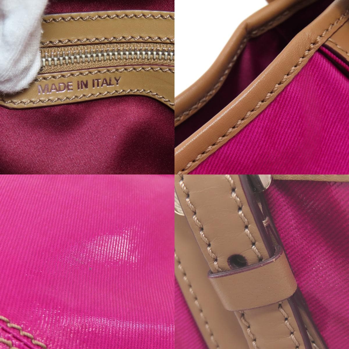 Tod's Logo Handbag PVC Ladies [Used] [TODS] 8