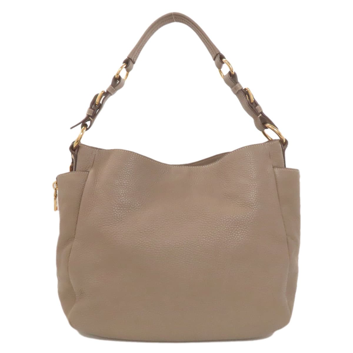 Prada One-Shoulder Tote Bag Calf Leather Ladies [Used] [PRADA] 2