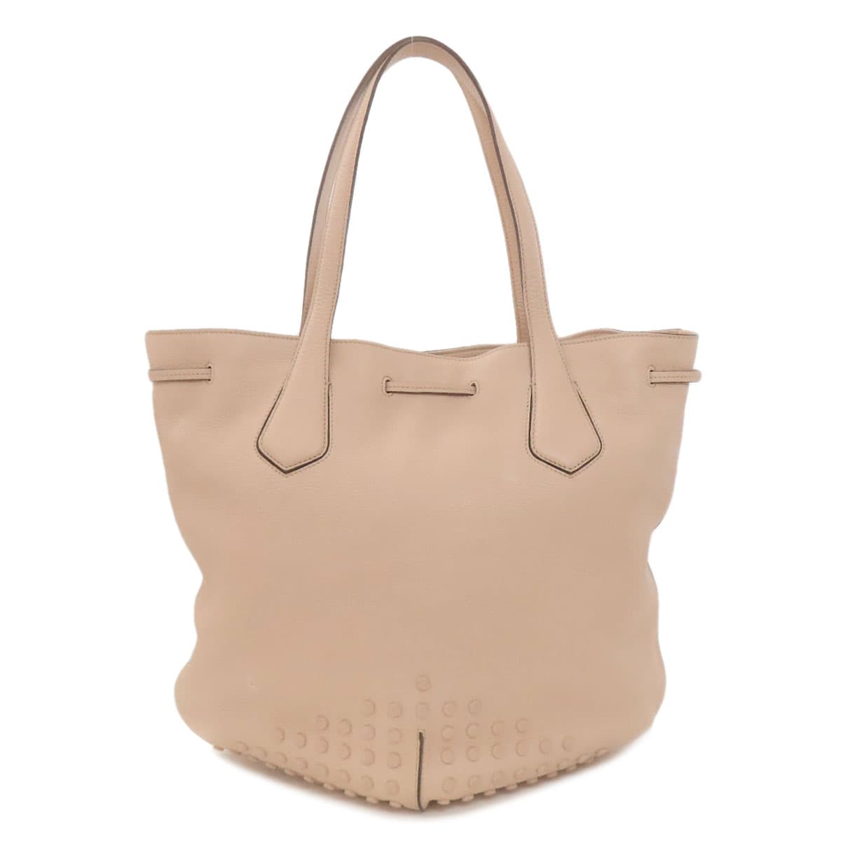 Tod's drawstring bag tote bag leather women's [used] [TODS] 2