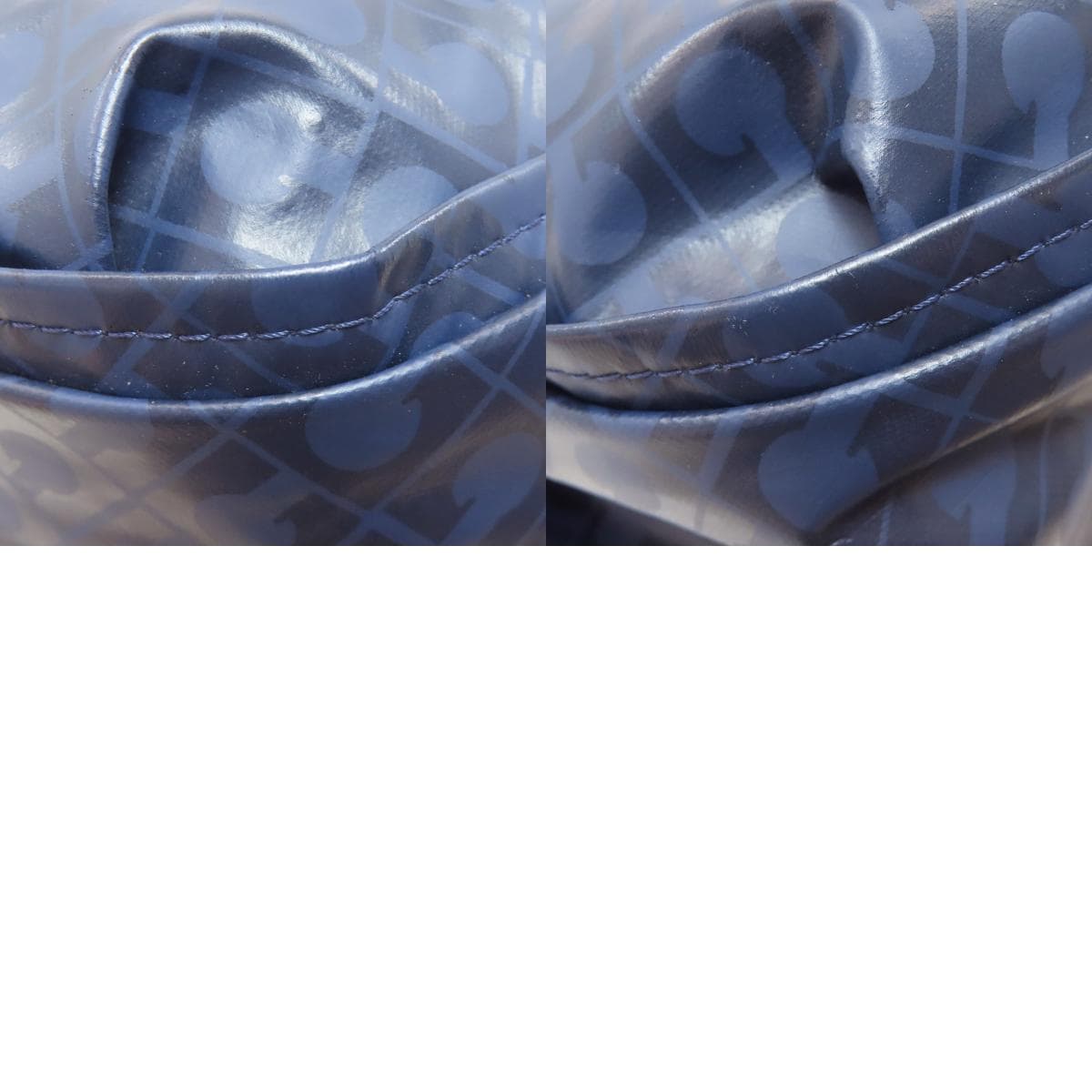 Gherardini Logo Motif Softy Handbag Polyester/Polyurethane Coating Ladies [Used][GHERARDINI] 10