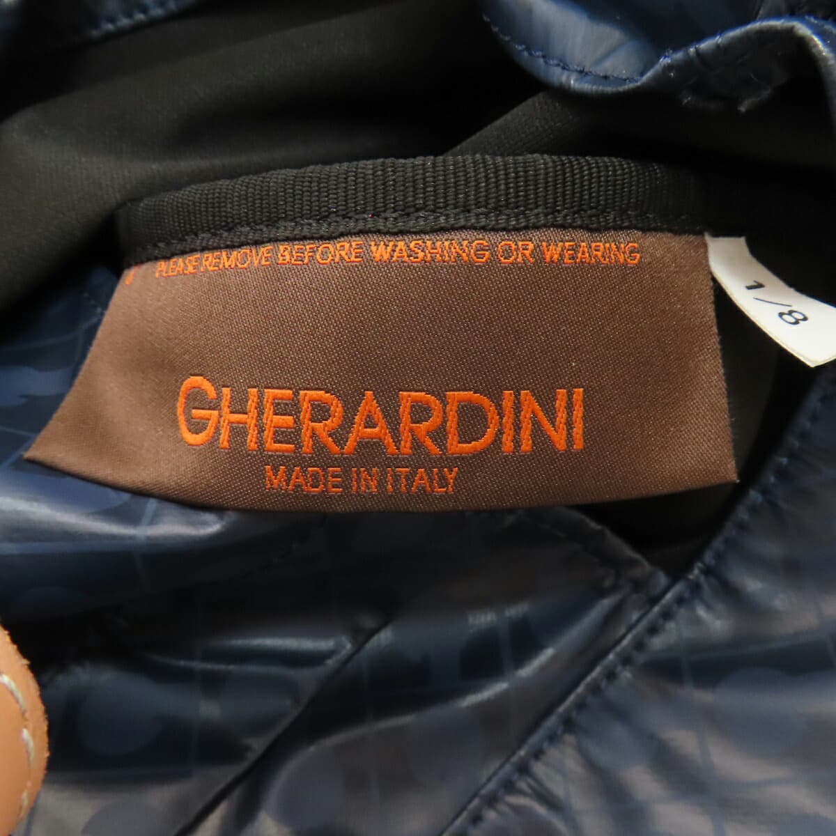 Gherardini Logo Motif Softy Handbag Polyester/Polyurethane Coating Ladies [Used][GHERARDINI] 6